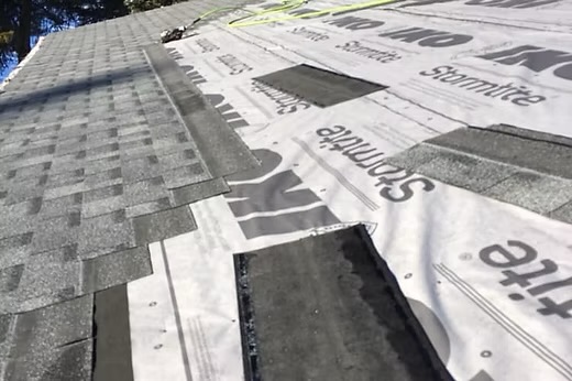Shingle roof installation